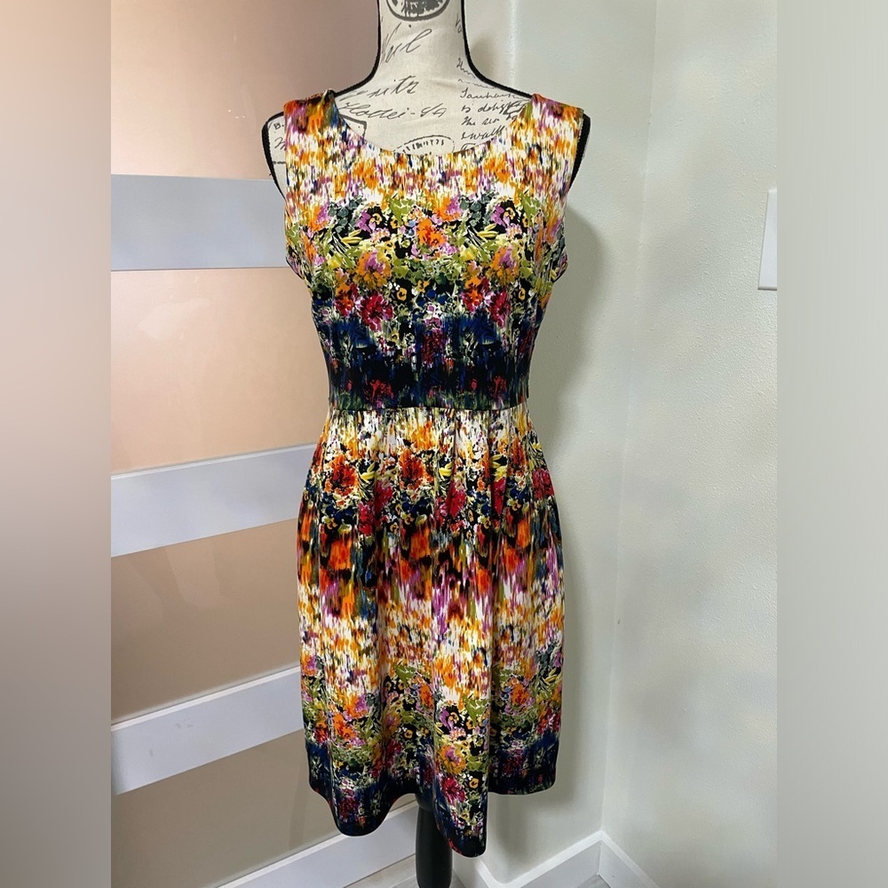 Cynthia Rowley Garden print dress SZ 8 EUC 🥰
